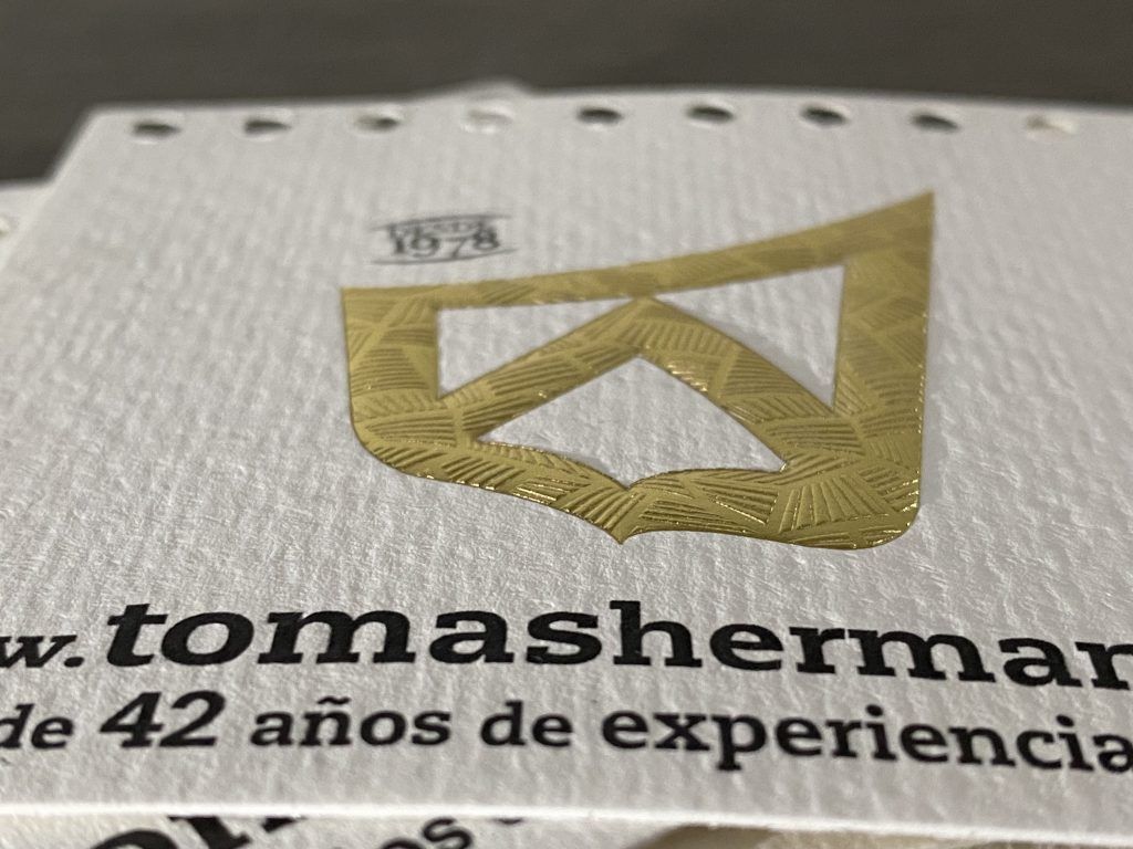 Stamping en seco personalizado en madrid y España